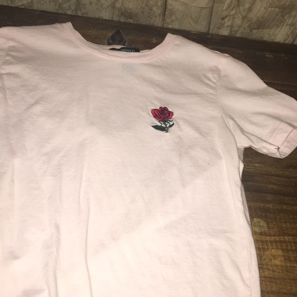 Rose embroidered shirt Clearance